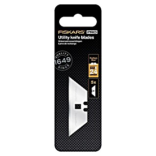 Fiskars CarbonMax Ersatzmesser-Set (Gewicht (Netto): 22 g, Klingenbreite: 25 mm, Passend für: Fiskars CarbonMax Universalmesser, 5 Stk.)