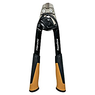 Fiskars PowerGear Bolzenschneider (Länge: 35,5 cm, Handwerk, Schwarz)