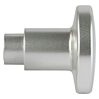 Portaferm Knopfdrücker (Vierkantstift: 8 mm, Silber, Rund, Edelstahl)