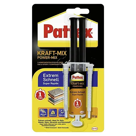 Pattex Kraft-Mix 2-Komponenten-Kleber Extrem Schnell