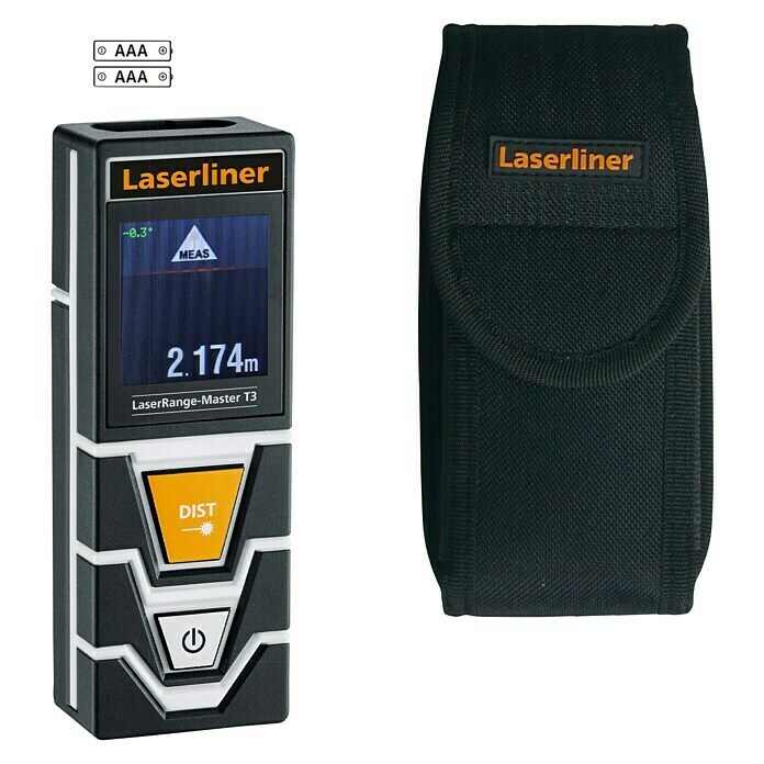 Laserliner Laserentfernungsmesser T3Messbereich: 0,2 - 30 m Diagonal View