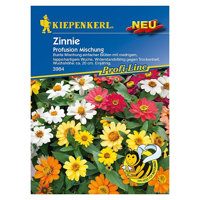 Kiepenkerl Profi-Line Blumensamen Zinnie (Zinnia elegans, Profusion) | BAUHAUS