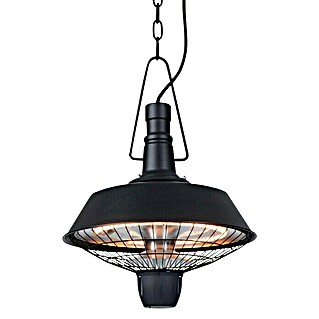 Sunred Deckenheizstrahler Indus (2.100 W, Schwarz, Durchmesser: 36 cm)