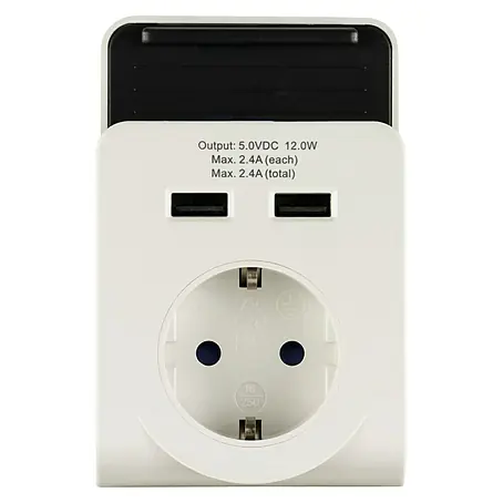 REV  Cargador USB Enchufe adaptador