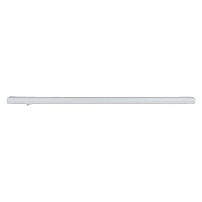 Ritter Leuchten LED-Unterbauleuchte Alpha - 8 W, Länge: 58,5 cm, Neutralweiß - Seitenansicht einer modernen, weißen LED-Leuchtstoffröhre, ideal für energieeffiziente Beleuchtung und minimalistisches Design.