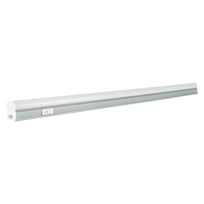 Ritter Leuchten LED-Unterbauleuchte Alpha - 8 W, Länge: 58,5 cm, Neutralweiß - Eine längliche LED-Leuchte mit einem Schalter an der Seite, ideal für Unterbau- oder Schrankbeleuchtung.