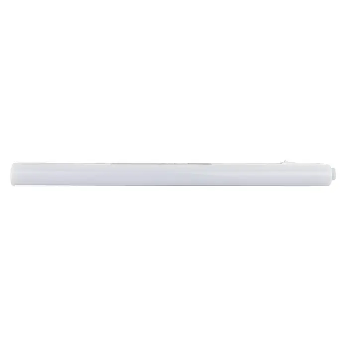 Ritter Leuchten LED-Unterbauleuchte Alpha - 4 W, Länge: 31,2 cm - Ein minimalistischer, stabförmiger LED-Leuchtstab auf schwarzem Hintergrund, der modernes Design und Funktionalität vereint.