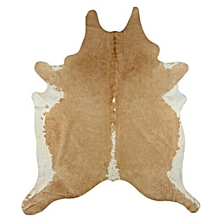 Esbeco Alfombra de piel de vaca (Marrón/Blanco, 100% piel real)