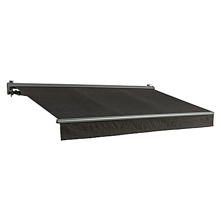 Sunfun Hülsenmarkise (Anthrazit, Breite: 4 m, Ausfall: 2,5 m)