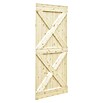 Radex Holzschiebetür Barn Door Loft Rustic (95 x 210 cm, Kiefer, Natur, Motiv: XX) | BAUHAUS