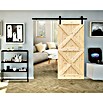 Radex Holzschiebetür Barn Door Loft Rustic (95 x 210 cm, Kiefer, Natur, Motiv: XX) | BAUHAUS