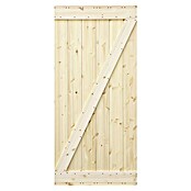 Radex Holzschiebetür Barn Door Loft Rustic (95 x 210 cm, Kiefer, Natur, Motiv: Z) | BAUHAUS