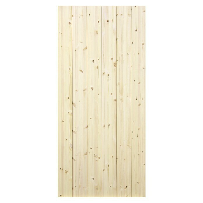 Radex Holzschiebetür Barn Door Loft Rustic (95 x 210 cm, Kiefer, Natur, Motiv: E) | BAUHAUS