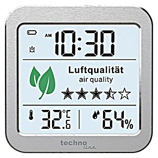 Technoline Monitor za kvalitetu zraka WL1020 (Digitalni zaslon, 82 x 25 x 82 mm)