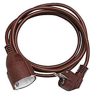 Voltomat Produžni kabel (Smeđe boje, 2 m, H05VV-F3G1,5)