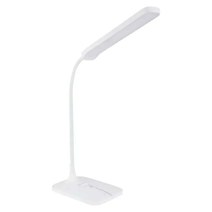 Globo LED-Tischleuchte Ursino - 9 W, L x B x H: 58,7 x 20 x 107 cm, Weiß, Kaltweiß - Helle, moderne, weiße LED-Tischlampe. Ideal für Schreibtische, bietet sie eine flexible Beleuchtungslösung für Arbeit und Studium.