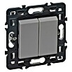Legrand Valena Next Conmutador doble (Aluminio, Colocar, Plástico, 10 A) | BAUHAUS