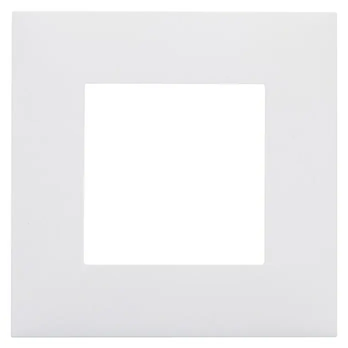 Legrand Valena Next Marco - Blanco/Oro rosa, Modelo de mecanismos: x 1, Plástico, Instalar - Marco de fotos cuadrado blanco con paspartú negro, ideal para exhibir fotos u obras de arte.