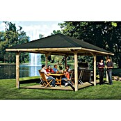 Weka Pavillon Gartenoase 651 B (Fichtenholz, Hausaußenmaß inkl. Dachüberständen: 778 x 433 cm) | BAUHAUS