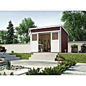 Weka Gartenhaus 225 (Außenmaß inkl. Dachüberstand (B x T): 315 x 249 cm, Holz, Schwedenrot/Weiß, 6,343 m²) | BAUHAUS