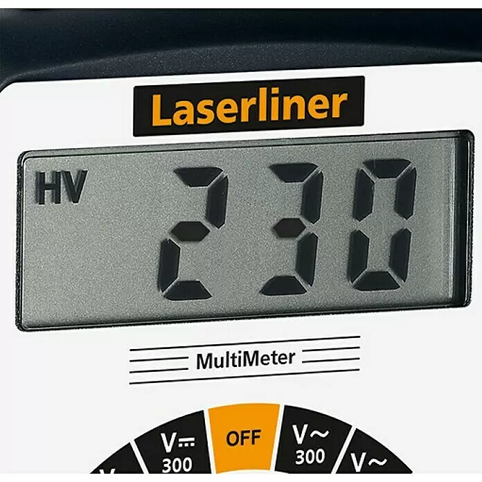 Laserliner Digital-Multimeter - Messbereich Wechselspannung: 200 V - 300 V - Detailaufnahme