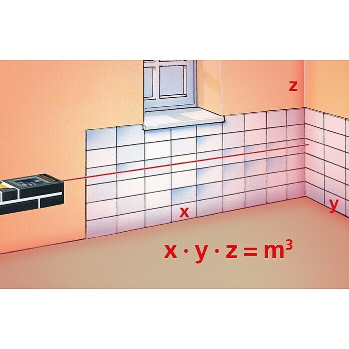 Laserliner Laserentfernungsmesser T3Messbereich: 0,2 - 30 m Use Shot