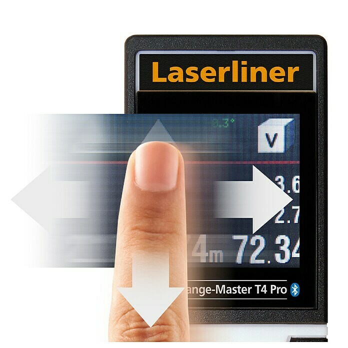 Laserliner Laserentfernungsmesser LaserRange Master T4Messbereich: 0,2 - 40 m Use Shot