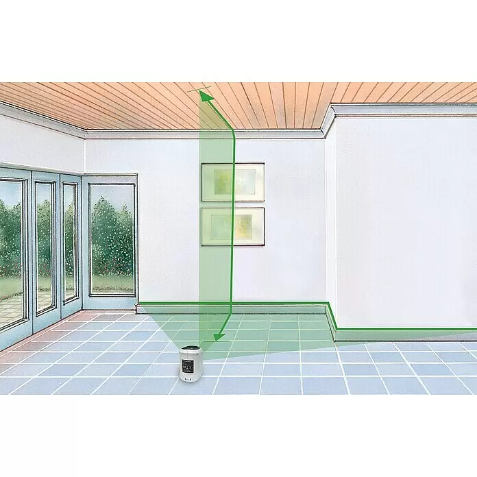 Laserliner Kreuzlinienlaser SmartVision Set - Max. Arbeitsbereich: 20 m - Anwendungsbeispiel