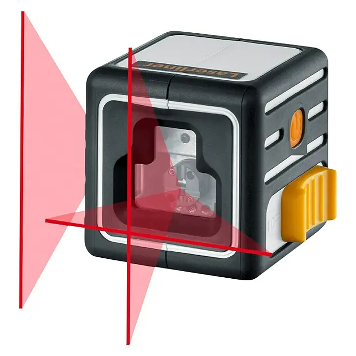 Laserliner Kreuzlinienlaser CompactCube 3 - Max. Arbeitsbereich: 15 m - Laserliner Kreuzlinienlaser mit vertikalen und horizontalen Laserlinien zur präzisen Ausrichtung. Das Gerät ist kompakt und einfach zu bedienen.