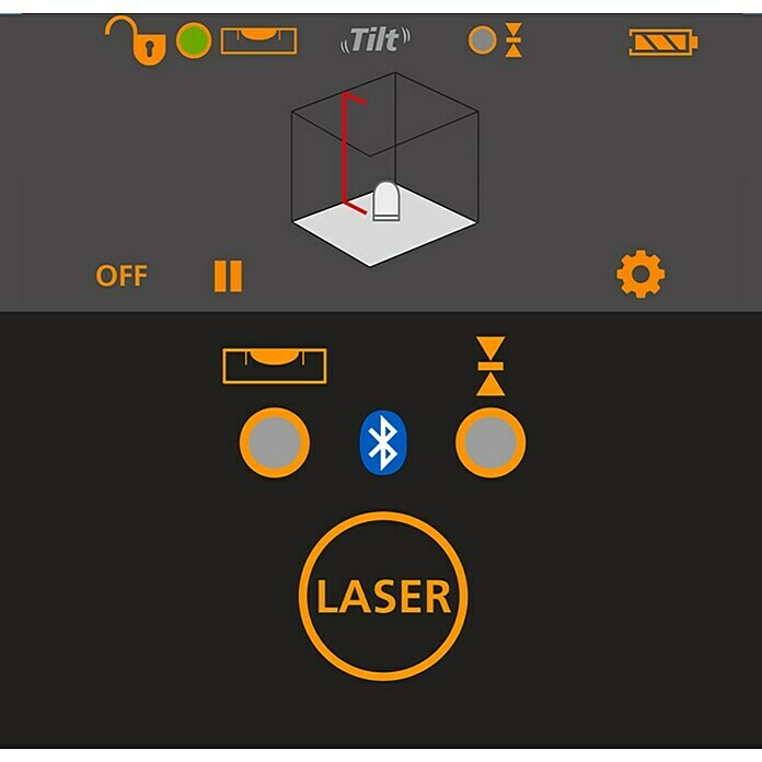 Laserliner Kreuzlinienlaser CompactCross Plus (Max. Arbeitsbereich: 15 m)