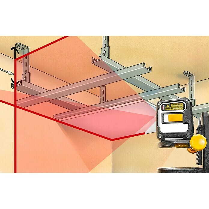 Laserliner Kreuzlinienlaser CompactCross Plus (Max. Arbeitsbereich: 15 m)