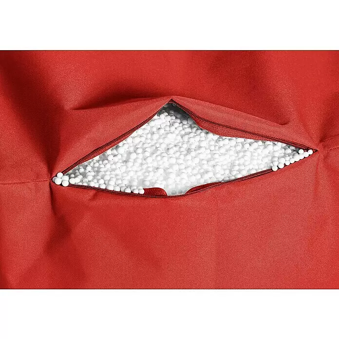Sitzsack Swing Scuba Set inkl. Dotcom - 95 x 90 cm, Rot, 100 % Polyester/100 % Polyvinylchlorid - Detailaufnahme