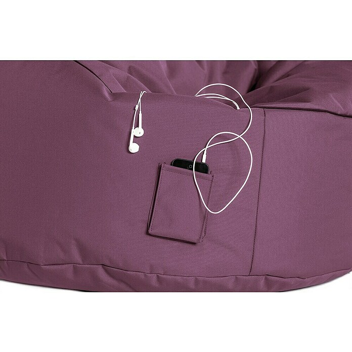 Sitzsack Swing Scuba Set inkl. Dotcom (95 x 90 cm, Aubergine, 100 % Polyester/100 % Polyvinylchlorid)
