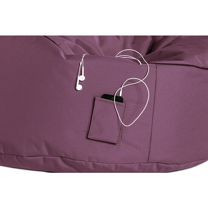 Sitzsack Swing Scuba Set inkl. Dotcom95 x 90 cm, Aubergine, 100 % Polyester/100 % Polyvinylchlorid Detail Shot