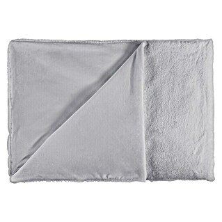 Decke Happy (Silber, 200 x 150 cm, 100 % Polyester)