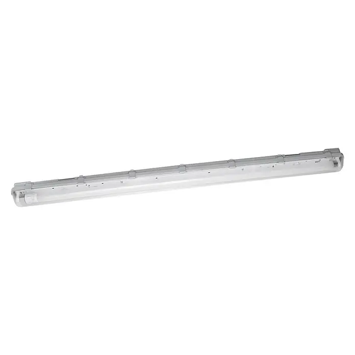Osram LED-Feuchtraumlichtleiste Submarine - L x B x H: 120,6 x 6,7 x 7,5 cm, Lichtfarbe: Neutralweiß, 15 W, IP65 - Hier ist eine Langfeldleuchte. Eine helle und effiziente Beleuchtungslösung für verschiedenste Anwendungsbereiche, ideal für Industrie und Gewerbe.