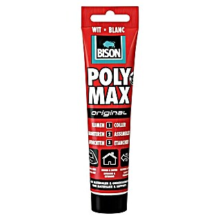 Bison Poly Max Universele montagelijm Wit Tube 165 g (Wit, Flexibel)