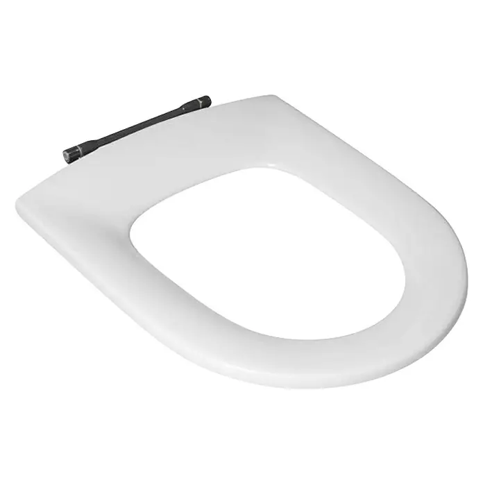 Villeroy & Boch Architectura WC-Sitz Ring - Duroplast, Weiß, Ohne Absenkautomatik - Helle Toilettensitzbrille mit sanft abgerundeten Kanten für mehr Komfort. Ideal für jedes Badezimmer.