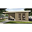 Weka Gartenhaus Designhaus 126 B+ (Außenmaß inkl. Dachüberstand (B x T): 645 x 316 cm, Holz, Natur, 14,219 m²) | BAUHAUS