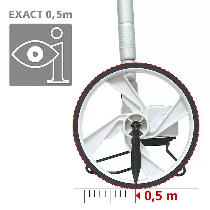 Laserliner Messrad RollPilot Mini - Messbereich: 0 - 9999,9 m - Detailaufnahme
