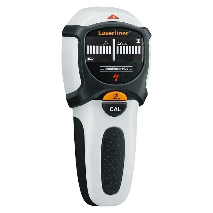 Laserliner Ortungsgerät MultiFinder Plus - Geeignet für: Aufspüren von spannungsführenden Leitungen, Holz und Metall, Erfassungstiefe: Max. 40 mm Holz/Metall - Ein Lasermessgerät Laserliner Multifinder Plus, ein vielseitiges Werkzeug zur Ortung von Metall, Holz und stromführenden Leitungen in Wänden.