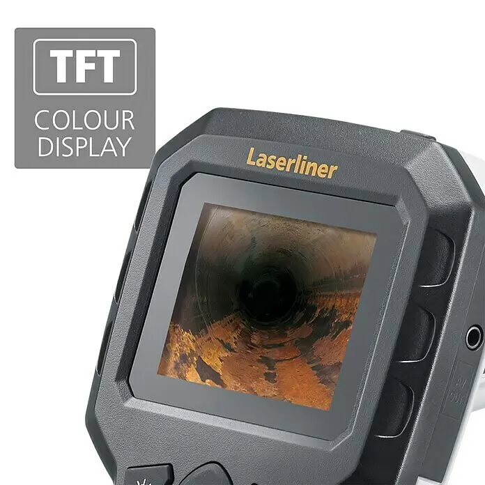 Laserliner Endoskopkamera VideoScope One - Länge Schwanenhals: 150 cm, Durchmesser Kamerakopf: 9 mm - Detailaufnahme