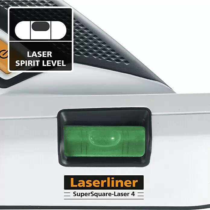 Laserliner Linienlaser SuperSquare-Laser 4 - Max. Arbeitsbereich: 15 m, Messgenauigkeit: 0,5 mm/m - Detailaufnahme