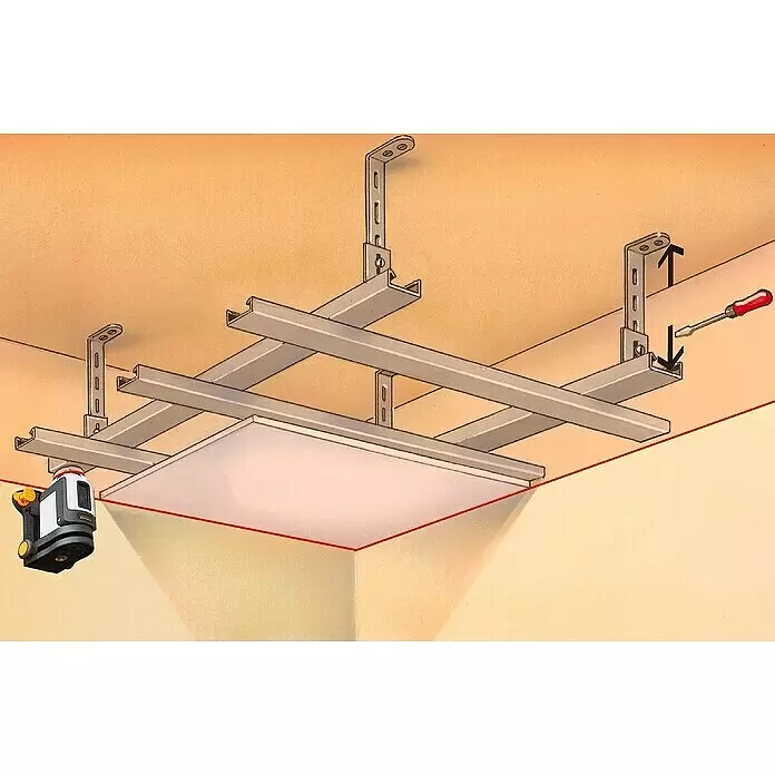 Laserliner Kreuzlinienlaser SmartLine-Laser Set - Max. Arbeitsbereich: 20 m - Anwendungsbeispiel