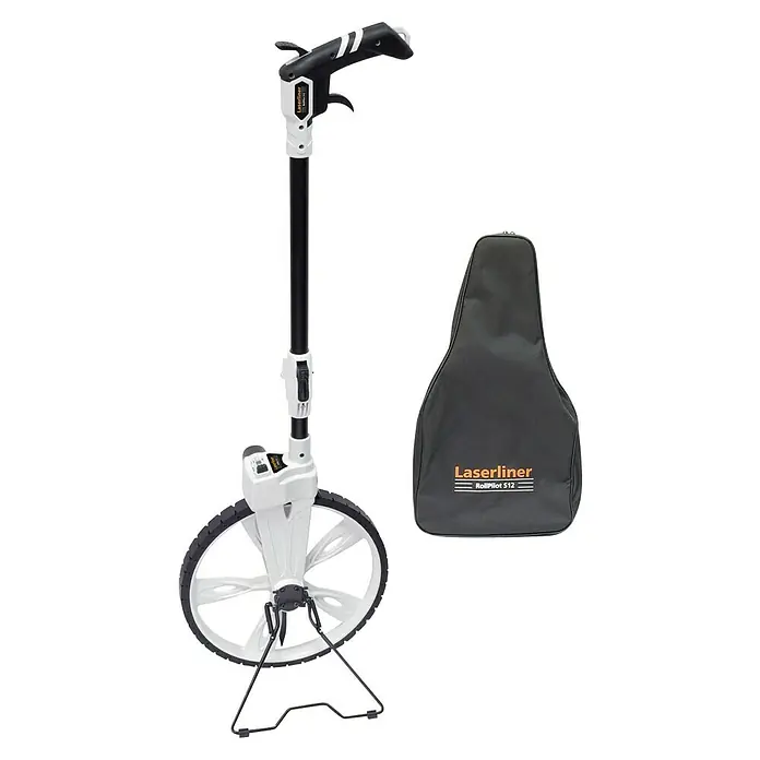 Laserliner Messrad RollPilot - Messbereich: 0 - 9999,9 m - Das RollPilot S12 Digital Messrad mit Tasche für genaue Messungen im Innen- und Außenbereich.