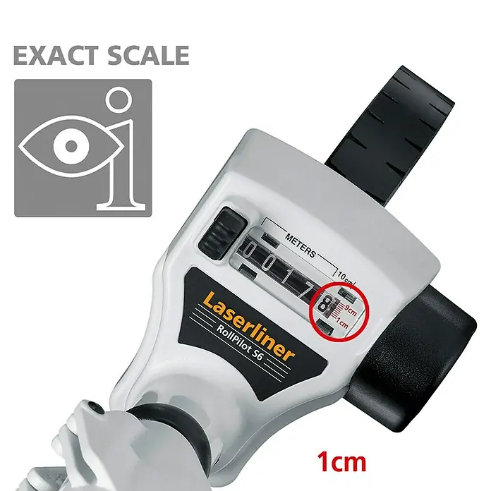 Laserliner Messrad RollPilot - Messbereich: 0 - 9999,9 m - Laserliner RollPilot S6: Ein Präzisionsmessgerät für genaue Messergebnisse. Ideal für Profis, die Wert auf Genauigkeit legen.