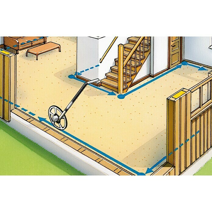 Laserliner Messrad RollPilot (Messbereich: 0 - 9999,9 m)