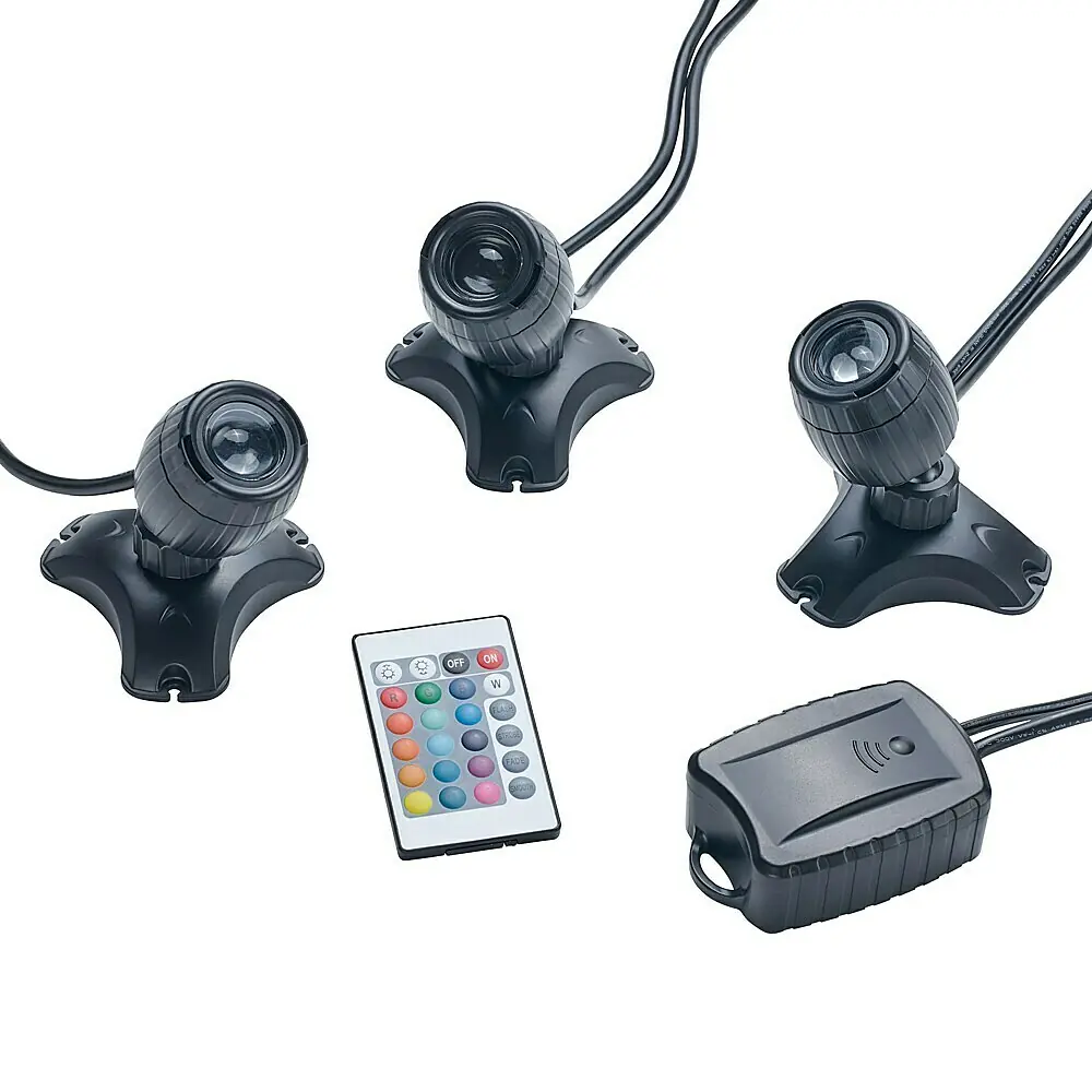 Pontec PondoFog RGB Teichnebler - Mystische LED-Beleuchtung Für Gartenteich