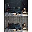 Fllow Wandpolster Velvet (Grau, L x B: 30 x 30 cm) | BAUHAUS