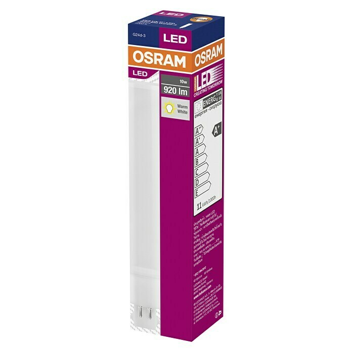 Osram Dulux D Led-buis (10 W, Warm wit, 170,5 mm)
